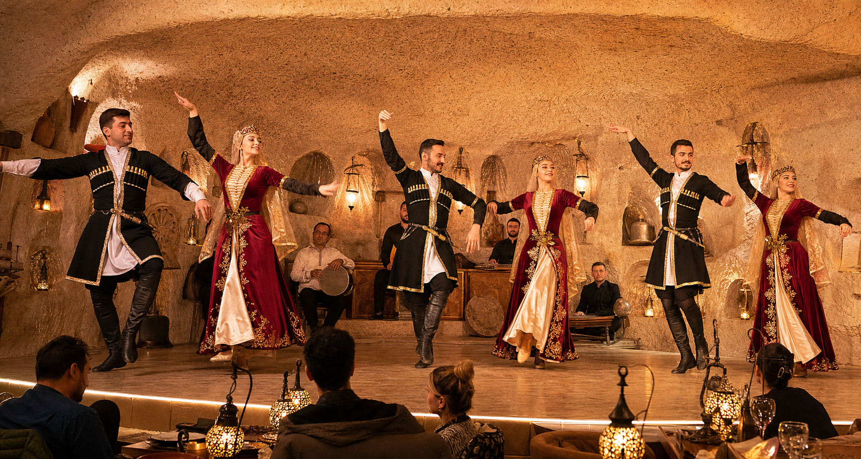 Cappadocia Turkish night show with folk dance